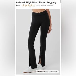 Alo Airbrush high waist flutter legging